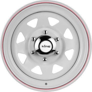 King Terra Wheels 15 Inch White - Brixton 4x4 - Buy Online Now!